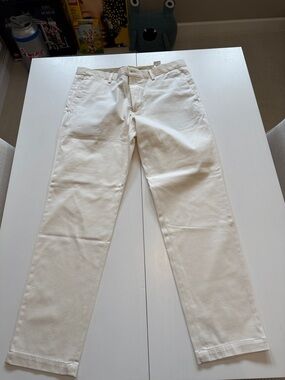Banana Republic Off-White Chino Pants